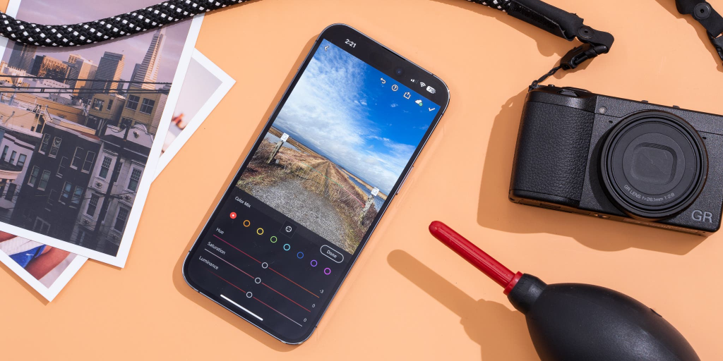 برنامه Snapseed برای عکس گرفتن